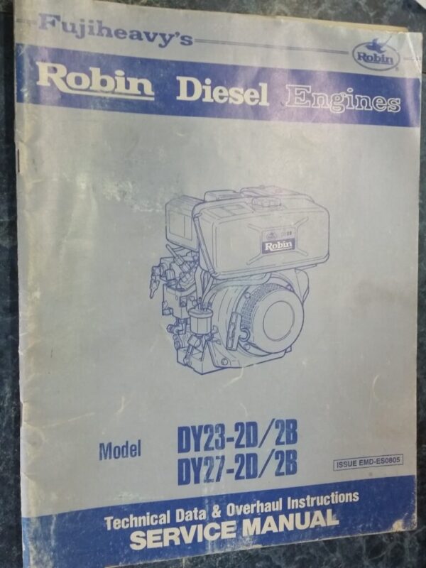 Robin DY23-2D/2B Diesel Engines Service Manual
