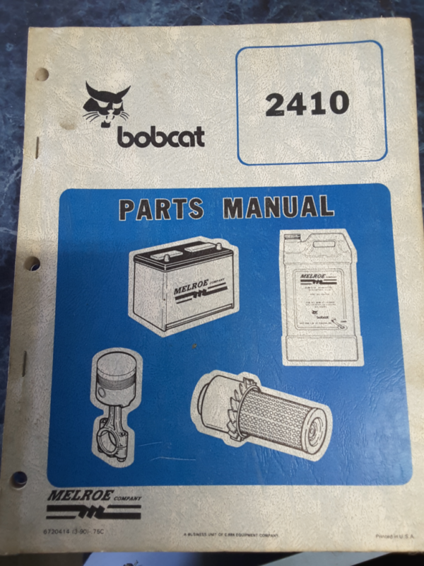 Bobcat 2410 Parts Manual