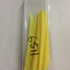 Bohning X-Vanes 4" (Pkt 12) Yellow