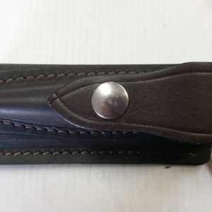 Knife Pouch Side Ways Leather 4.5" Suits 3 Blade Stock Knife