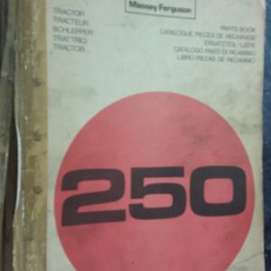 Massey Ferguson 250 Tractor Parts Manual Book 11/81