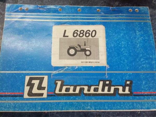 Landini L6860 Tractor Parts Manual