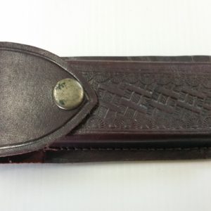 Knife Pouch 5" Brown Leather XL