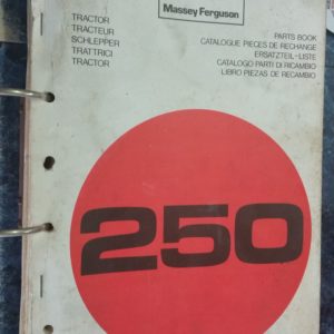 Massey Ferguson 250 1/83 Tractor Parts Manual