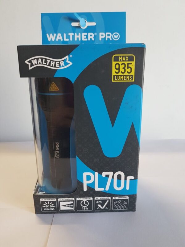 Walther Pro LED Torch Max 935 Lumens
