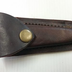 Knife Pouch 4" Brown Leather Medium