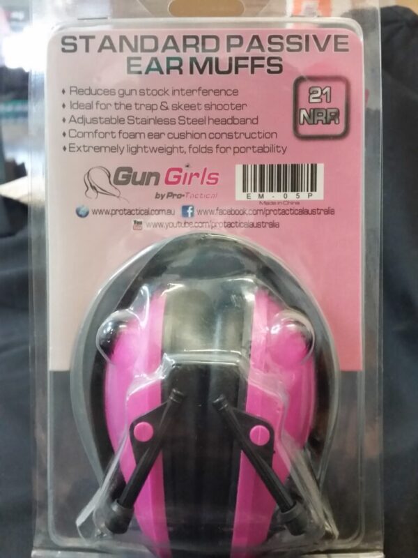 Ear Muffs Standard Passive Pink - EM-05P