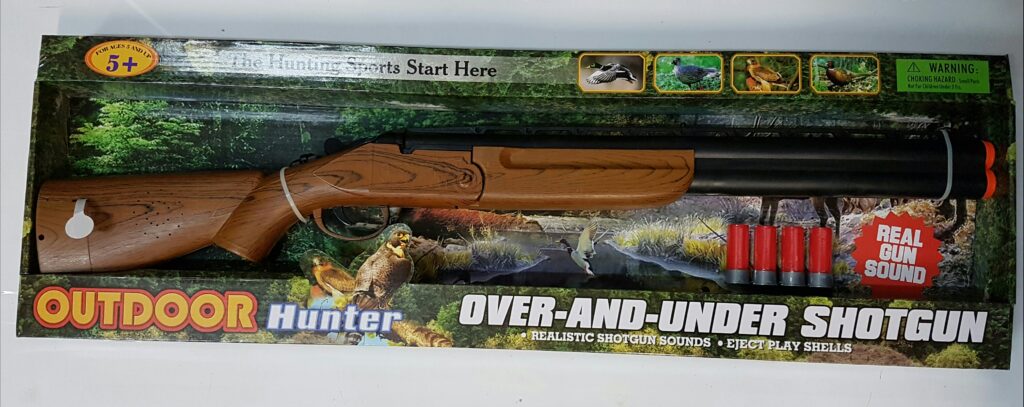 Electronic Over And Under Shotgun Toy - Hvtm