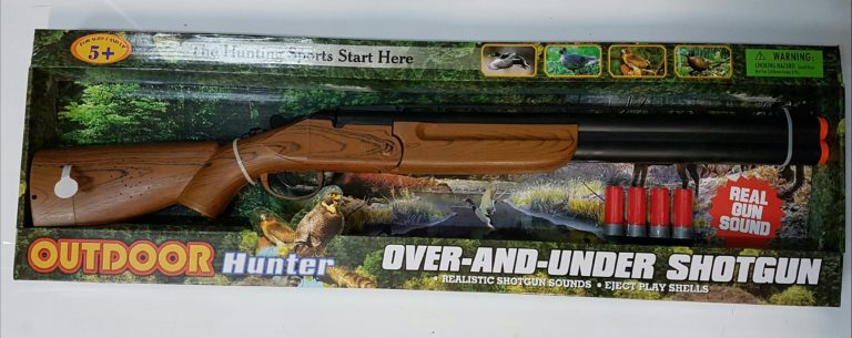 Electronic Over and Under Shotgun Toy - HVTM