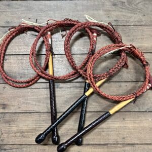 Redhide Leather Stock Whip 5-6ft