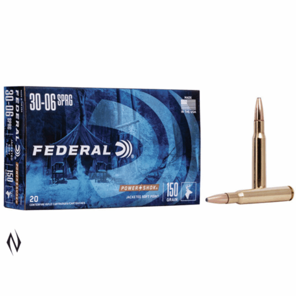 Federal 30-06 Spr 150GR SP Power-Shok Ammunition