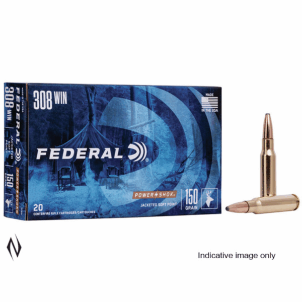 Federal 308 WIN 150GR SP Power Shok Ammunition