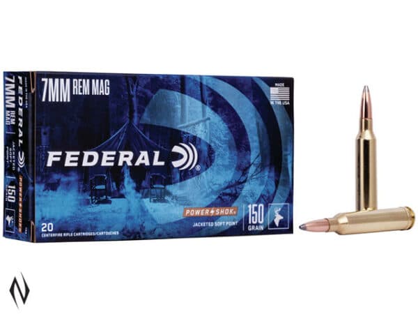 FEDERAL 7MM REM MAG 150GR SP POWER-SHOK