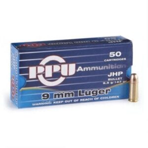 PPU 9mm Luger 124 GR Pistol Ammunition