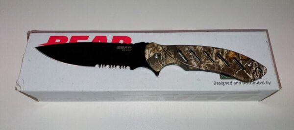 Bear Edge Brisk 9 3/4" Black Blade Knife