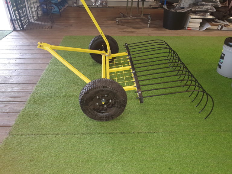 RideOn Mower Tow Behind Stick Rake HVTM
