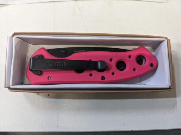 Rough Rider Folding Pocket Knife Linerlock Pink 440 Stainless Steel Razor Sharp Carbon Sharp Blade RR1590