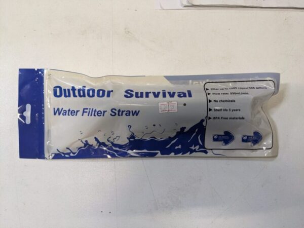 Outdoor Survival Water Filter Straw