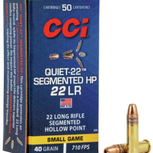 CCI Quiet-22 Segmented HP 22 LR 40 gr Ammunition