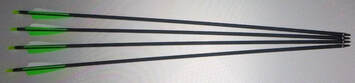 Fibreglass Target Arrow 550 Spine 5017