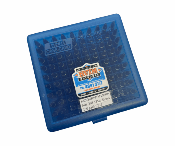 ADI World Class 308WIN 135GR Sierra HP 100 Pack