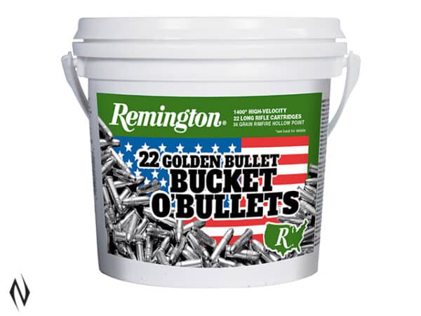 REMINGTON 22LR 36GR HV HP GOLDEN BUCKET O BULLETS 1400 PK 1280FPS