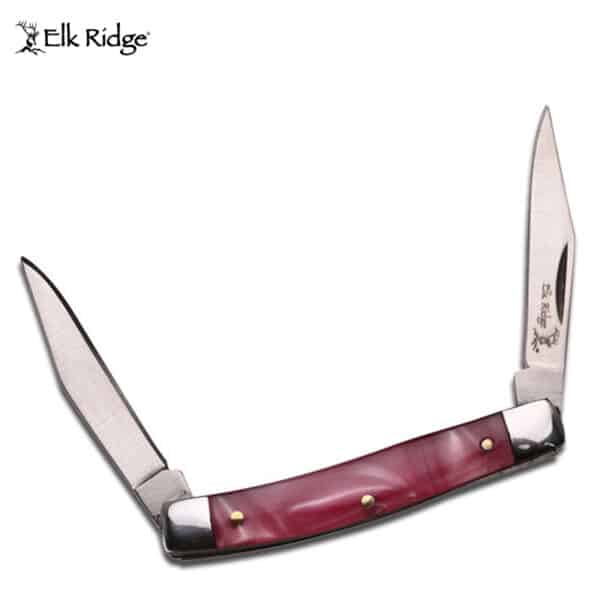 Elk Ridge Pink Dual Folding Knife