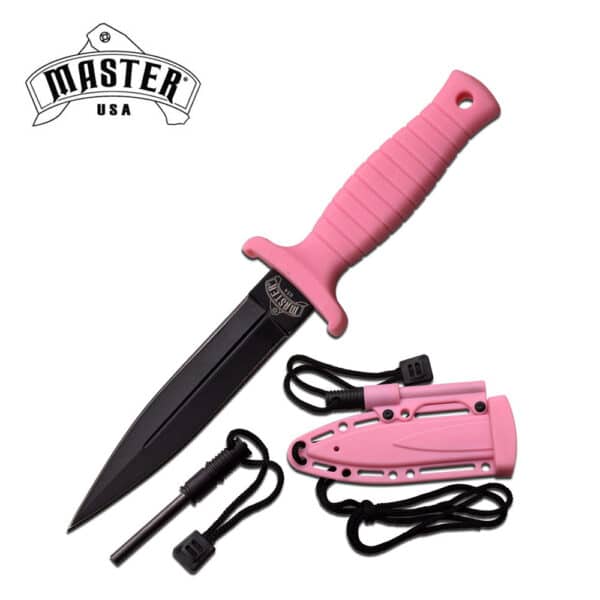 Master USA Pink Dagger with Fire Starter