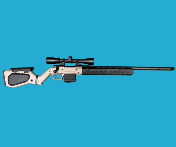 Howa 1500 Heavy Barrel .308 – Hera H7 Chassis (Tan) with Scope