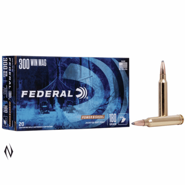 FEDERAL 300 WIN MAG 180GR SP POWER-SHOK