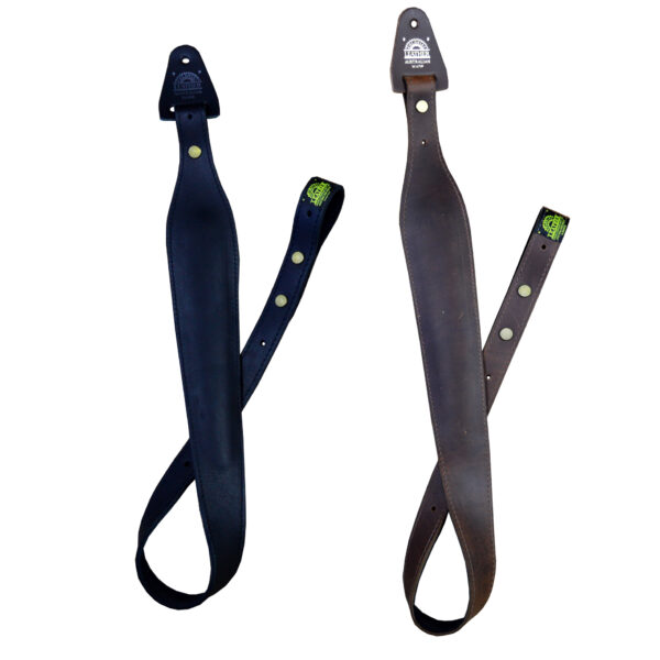 60mm Tapered Genuine Leather Padded Gun Sling