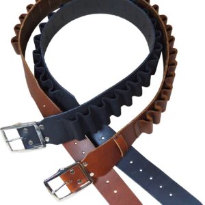 Shotgun Cartridge Belt – Heavy Weight Leather with a Boot Leather Retainer