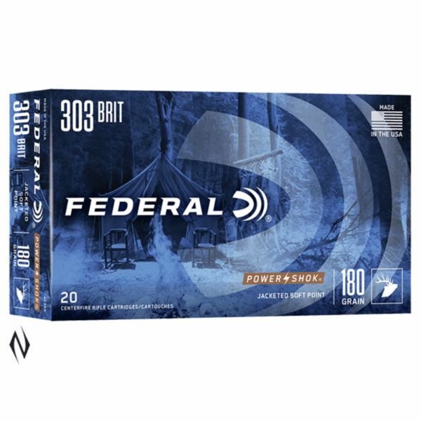 FEDERAL 303 BRITISH 180GR SP POWER-SHOK