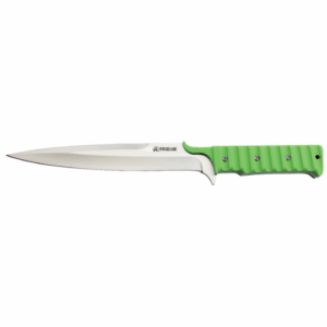 KNIFE RIDGELINE PIG STICKER ”TUSK” SINGLE EDGE – RIDGE IN BLACK NYLON SHEATH