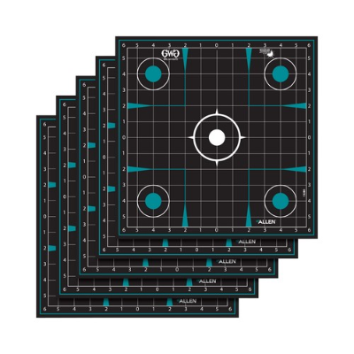 ALLEN GWG SPLASH ADHESIVE 12X12 SIGHT GRID, 5 PACK
