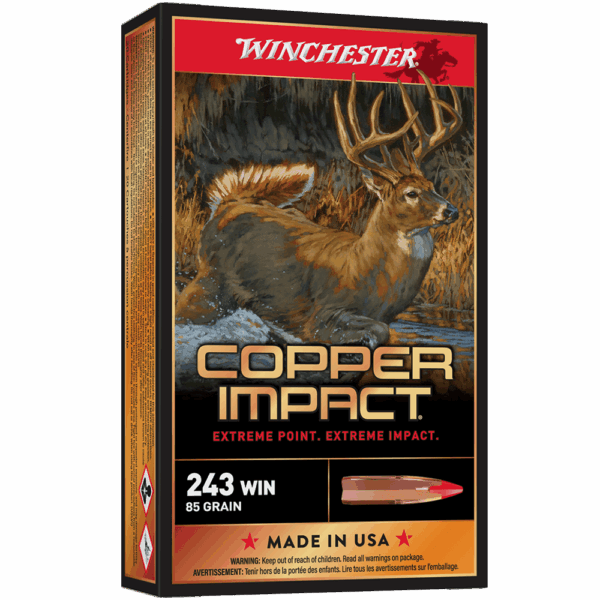 Winchester Copper Impact LF 243Win 85gr XP