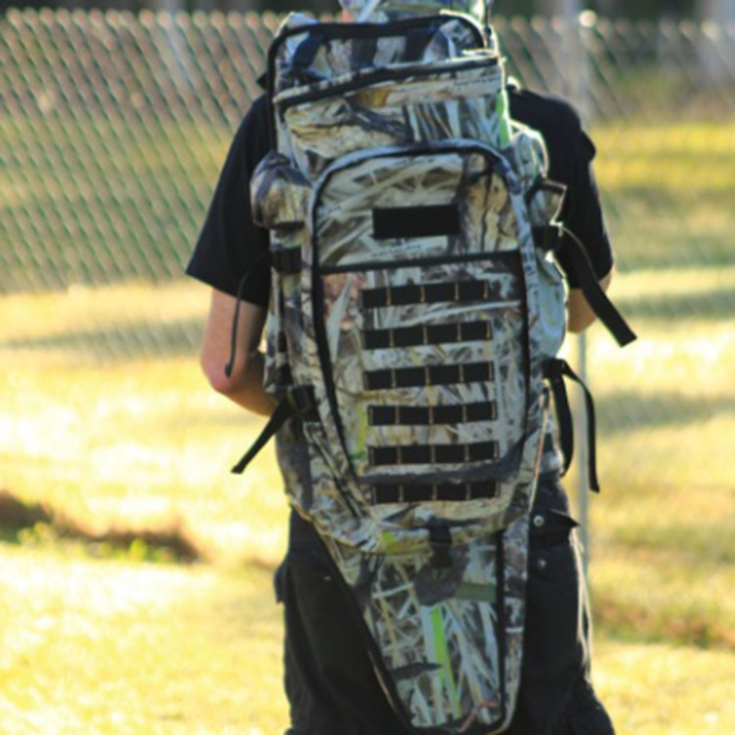 Max-Hunter LBS Backpack with Rifle Carrying Compartment - Koorangie Camo - Image 3