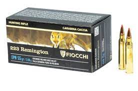 FIOCCHI 223 REM 60GR VMAX 50PK 60GR POLYMER TIP, EPN 3018 FPS