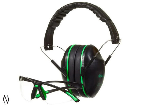 ALLEN GAMMA JUNIOR COMBO EAR MUFF & SHOOTING GLASSES