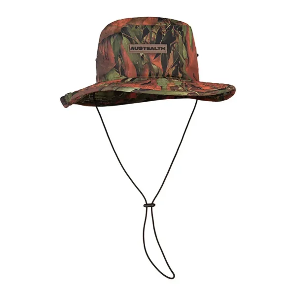 Austealth Orange Native Camouflage Slouch Hat with Mosquito Net (Size M-L)