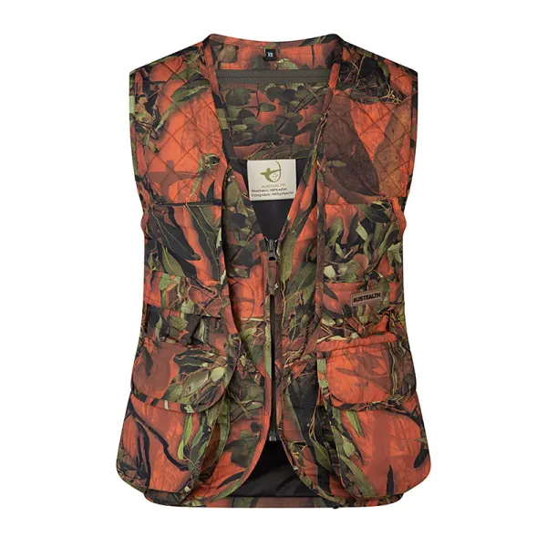 Austealth Orange Native Camouflage Vest