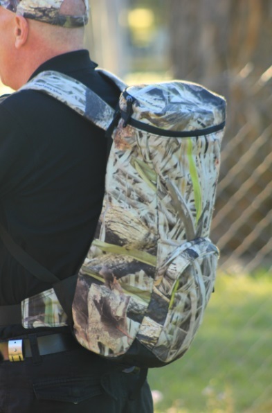 Max-Hunter "Trekker" Barrel Backpack - Koorangie Camo - Image 3