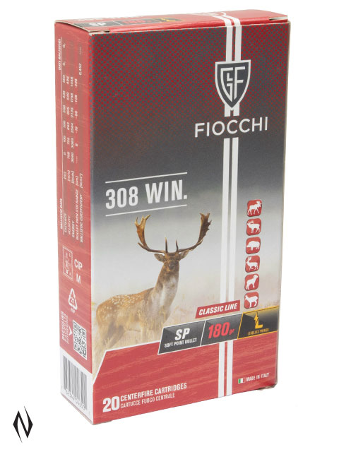FIOCCHI 308 WIN 180GR SP CLASSIC 20 PK