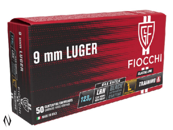 FIOCCHI 9MM LUGER 123GR LRN CLASSIC 50 PK