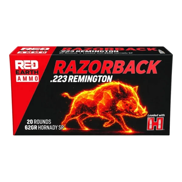 Red Earth Ammo 62gr Hornady Soft Point .223 REM